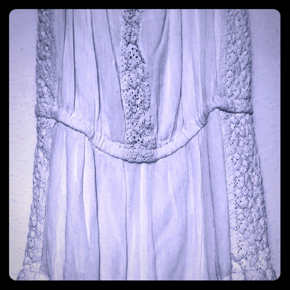 White Volcom Romper(strapless)